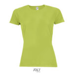 MPG116687 sporty camiseta mujer 140g verde manzana poliester 1