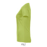 MPG116687 sporty camiseta mujer 140g verde manzana poliester 2