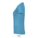 MPG116688 sporty camiseta mujer 140g azul agua poliester 2