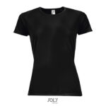 MPG116689 sporty camiseta mujer 140g negro poliester 1