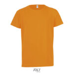 MPG116695 sporty camiseta nio 140g naranja poliester 1