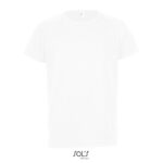 MPG116697 sporty camiseta nio 140g blanco poliester 1