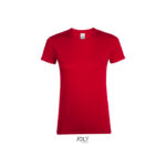 MPG116763 regent camiseta mujer 150g rojo algodon 1