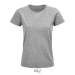 MPG116932 pioneer mujer camiseta 175g gris mezcla algodon organico 1