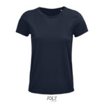 MPG116947 crusader mujer camiseta azul marino algodon organico 1