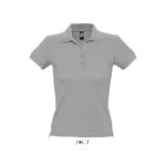 MPG117116 people polo mujer 210g gris algodon 1