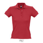 MPG117119 people polo mujer 210g rojo algodon 1