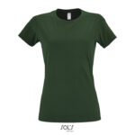 MPG117341 imperial mujer 190 camiseta verde bosque algodon 1