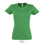 MPG117351 imperial mujer 190 camiseta verde algodon 1