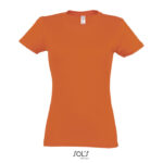 MPG117356 imperial mujer 190 camiseta naranja algodon 1