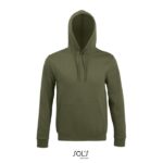 MPG117482 snake sudadera capucha verde militar poliester algodon 1